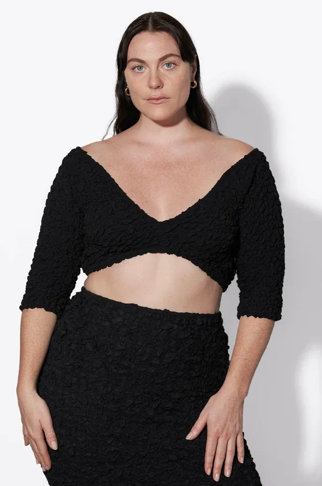 Shop Extended Sizes Mara Hoffman Extended Aja Top Black Shop Extended Sizes Mara Hoffman Extended Aja Top Black