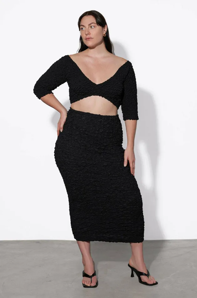 Shop Extended Sizes Mara Hoffman Extended Aja Top Black Shop Extended Sizes Mara Hoffman Extended Aja Top Black