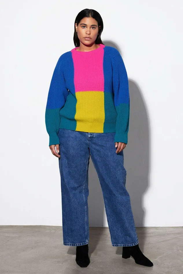 Shop Extended Sizes Mara Hoffman Extended Andi Sweater Multi Shop Extended Sizes Mara Hoffman Extended Andi Sweater Multi