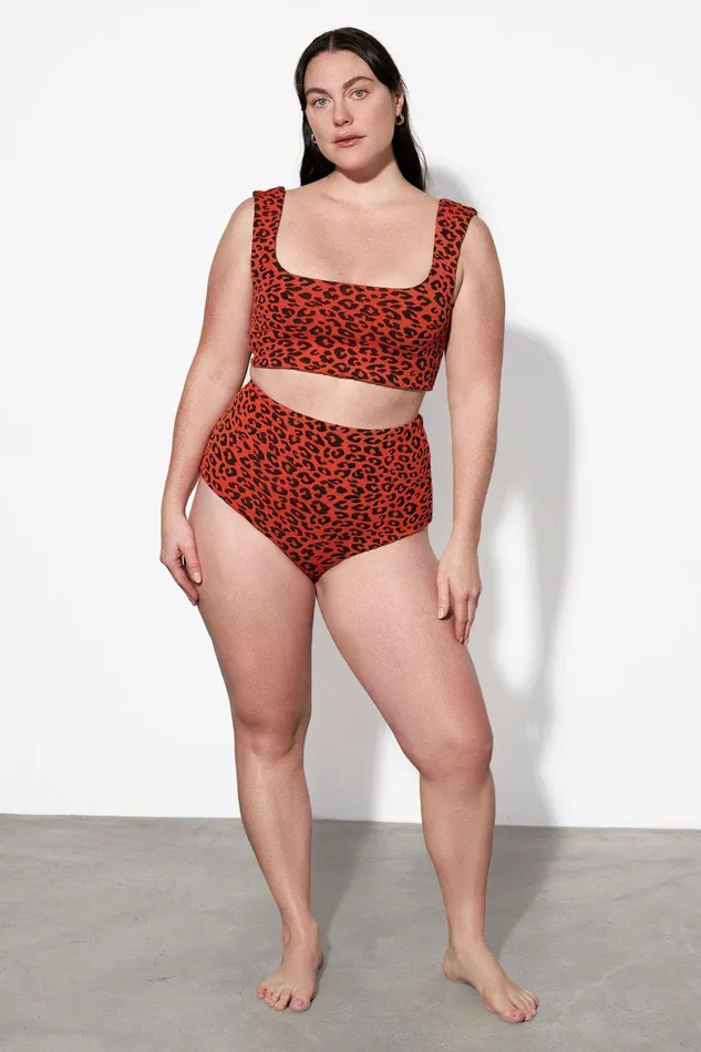 Shop Extended Sizes Mara Hoffman Extended Lydia Bikini Bottom Red Shop Extended Sizes Mara Hoffman Extended Lydia Bikini Bottom Red