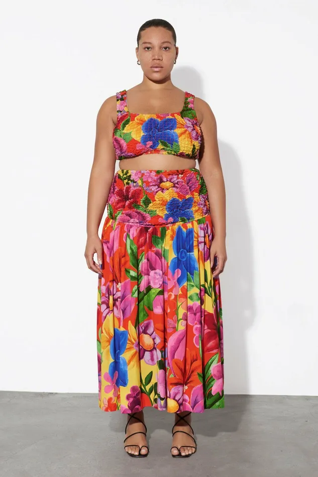 Shop Extended Sizes Mara Hoffman Extended Nicole Skirt Multi Shop Extended Sizes Mara Hoffman Extended Nicole Skirt Multi