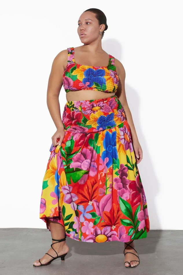 Shop Extended Sizes Mara Hoffman Extended Nicole Skirt Multi Shop Extended Sizes Mara Hoffman Extended Nicole Skirt Multi
