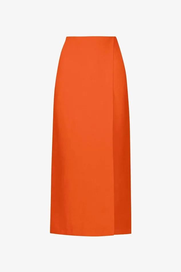 Shop Extended Sizes Mara Hoffman Extended Sunja Skirt Orange