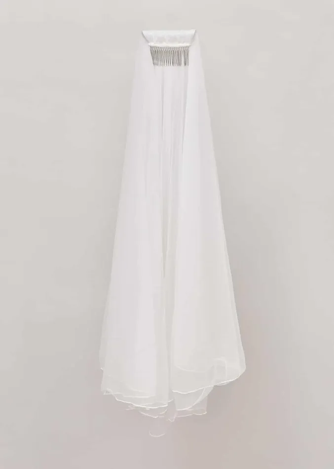 Short Double Tier Veil Ivory Women Phase Eight Fascinators and Hats