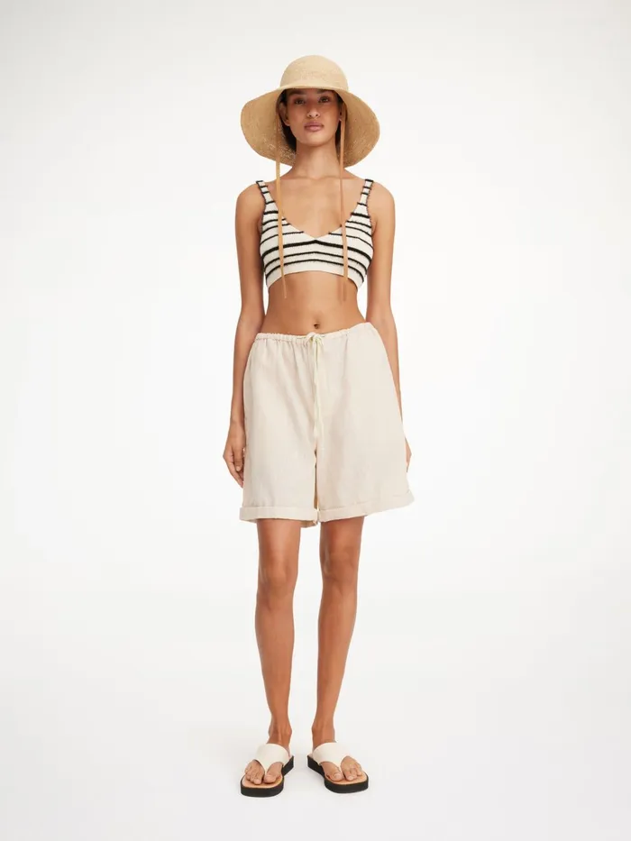 Shorts Women By Malene Birger Josea Shorts Wood