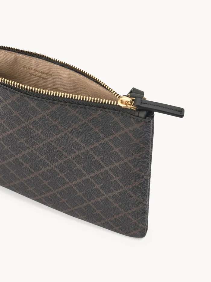 Signature Flower Women By Malene Birger Ivy Purse Dark Chokolate