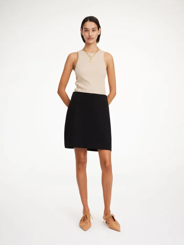 Skirts Women By Malene Birger Fabiene Mini Skirt Black