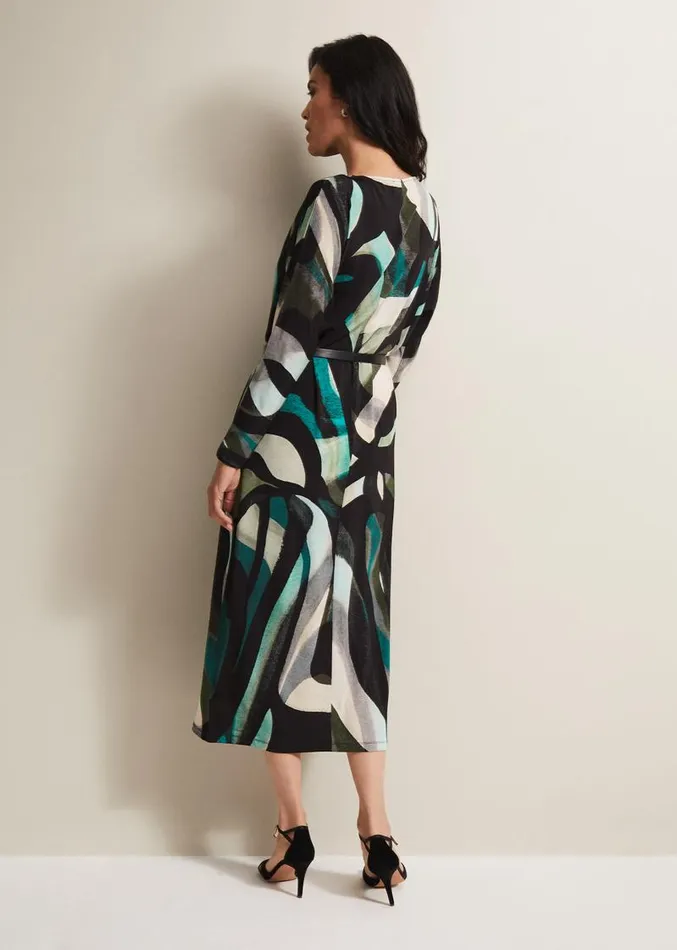 Skylah Batwing Dress Multicoloured Women Phase Eight Dresses