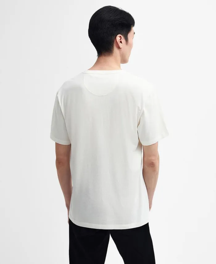 Speedway TShirt Whisper White Men Barbour TShirts