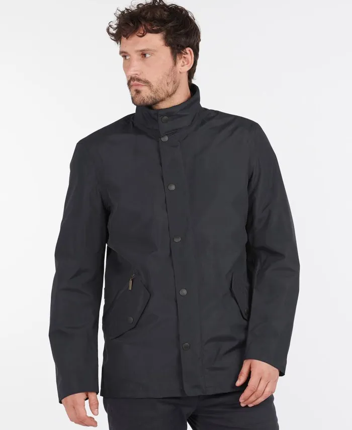 Spoonbill Waterproof Jacket Navy Men Barbour Waterproof Jackets
