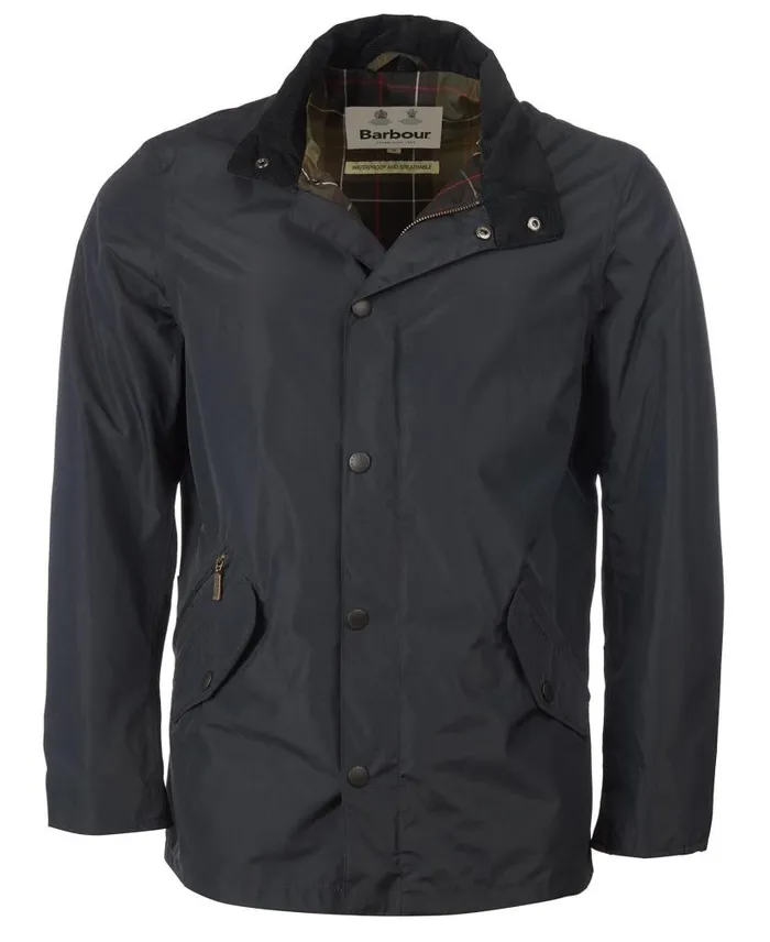 Spoonbill Waterproof Jacket Navy Men Barbour Waterproof Jackets