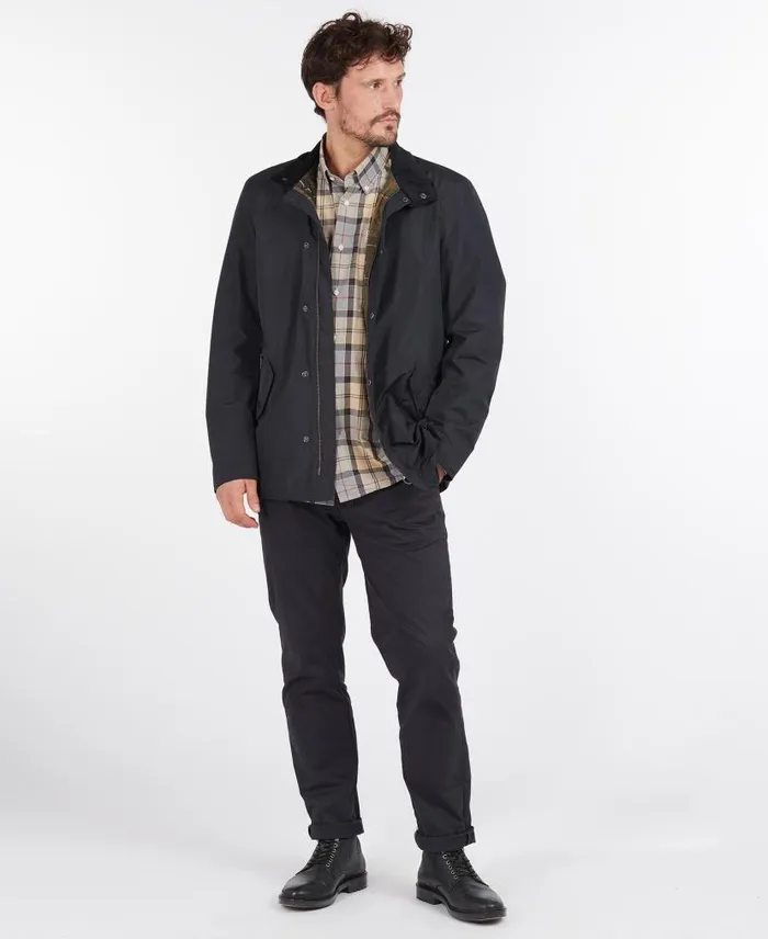 Spoonbill Waterproof Jacket Navy Men Barbour Waterproof Jackets