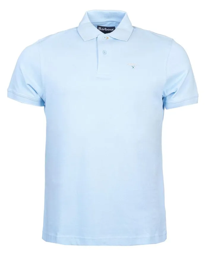 Sports Polo Shirt Coral Sands Men Barbour Polo Shirts