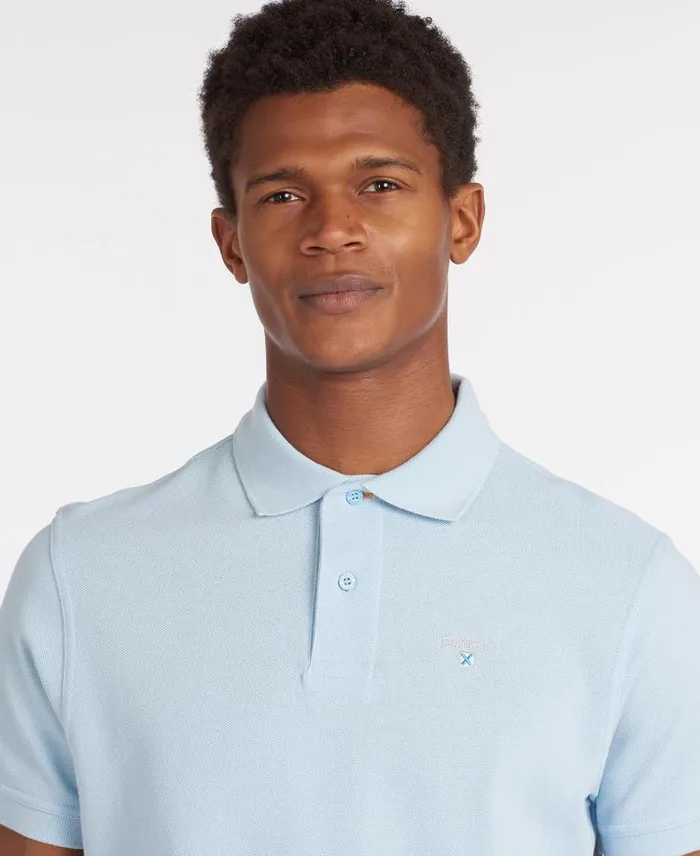 Sports Polo Shirt Coral Sands Men Barbour Polo Shirts