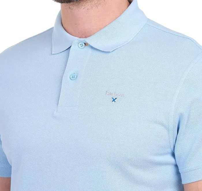 Sports Polo Shirt Coral Sands Men Barbour Polo Shirts