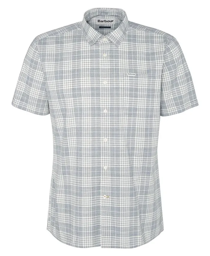 Springside Regular ShortSleeved Shirt Ecru Men Barbour Shirts