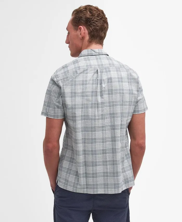 Springside Regular ShortSleeved Shirt Ecru Men Barbour Shirts