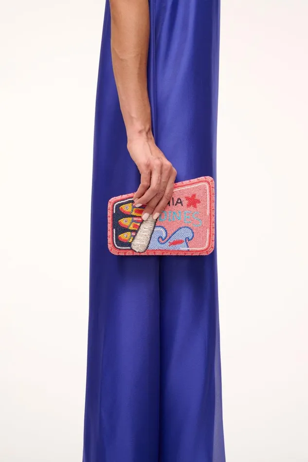 STAUD Beaded Women STAUD CARMELLA BEADED CLUTCH STAUDINES PINK STAUD Beaded Women STAUD CARMELLA BEADED CLUTCH STAUDINES PINK