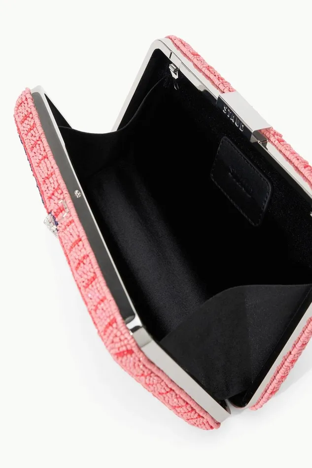 STAUD Beaded Women STAUD CARMELLA BEADED CLUTCH STAUDINES PINK STAUD Beaded Women STAUD CARMELLA BEADED CLUTCH STAUDINES PINK