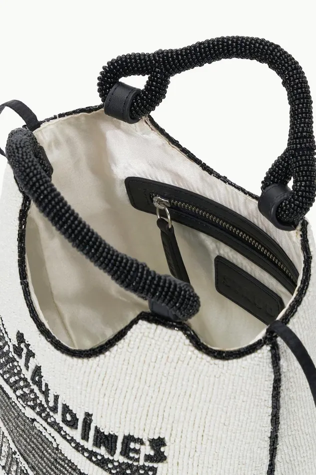 STAUD Beaded Women STAUD COTE BEADED BAG STAUDINES CREAM STAUD Beaded Women STAUD COTE BEADED BAG STAUDINES CREAM