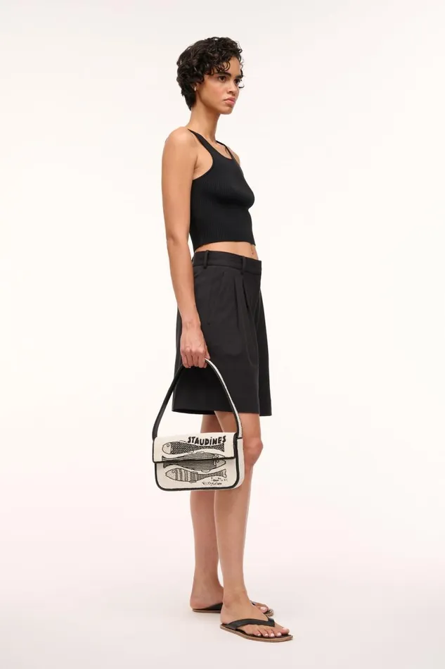 STAUD Beaded Women STAUD TOMMY BEADED BAG STAUDINES CREAM STAUD Beaded Women STAUD TOMMY BEADED BAG STAUDINES CREAM