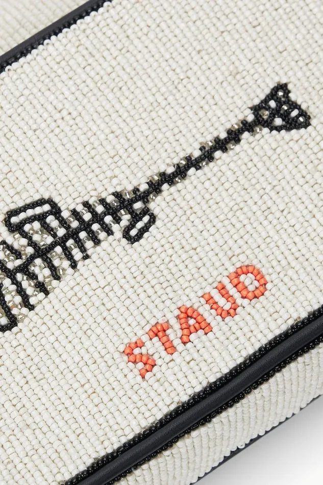 STAUD Beaded Women STAUD TOMMY BEADED BAG STAUDINES CREAM STAUD Beaded Women STAUD TOMMY BEADED BAG STAUDINES CREAM