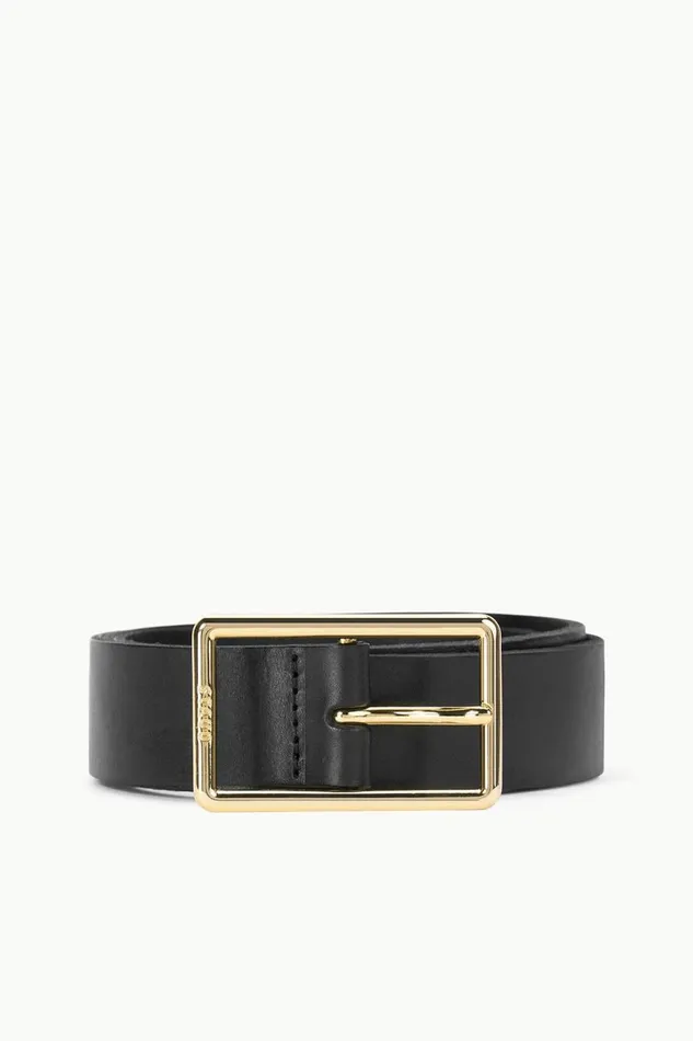 STAUD Belts Women STAUD JEANS BELT 8211 BLACK YELLOW GOLD