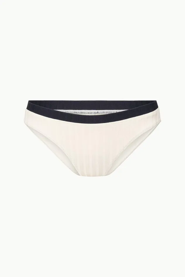 STAUD Bikinis Women STAUD GEMMA BIKINI BOTTOM IVORY BLACK STAUD Bikinis Women STAUD GEMMA BIKINI BOTTOM IVORY BLACK