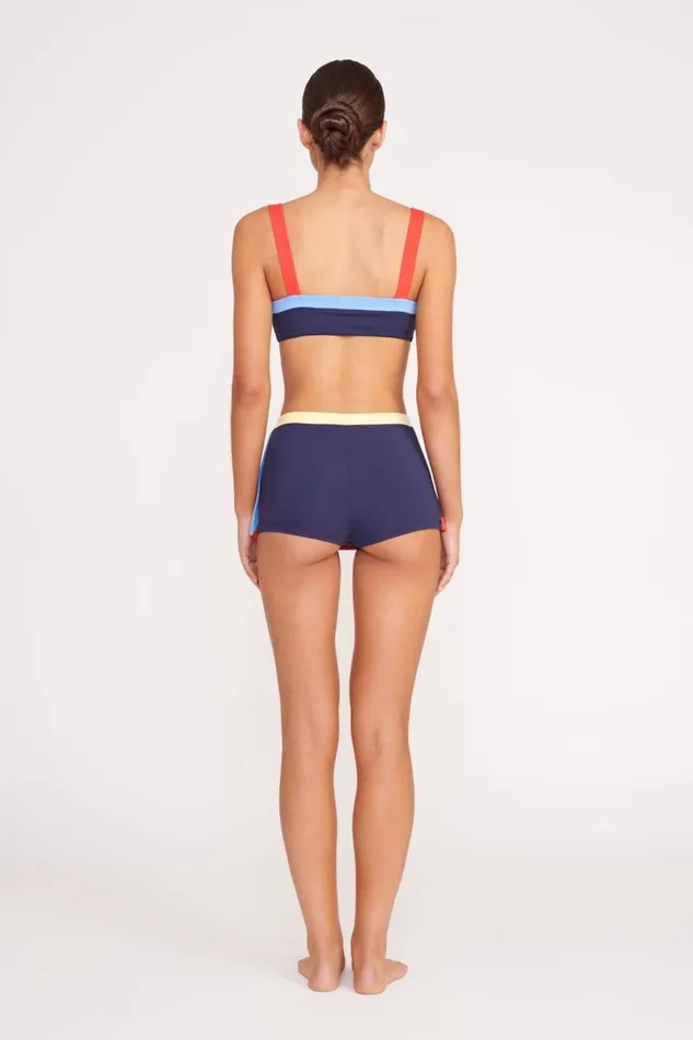 STAUD Bikinis Women STAUD NELL SWIM SKIRT NAVY COLORBLOCK STAUD Bikinis Women STAUD NELL SWIM SKIRT NAVY COLORBLOCK