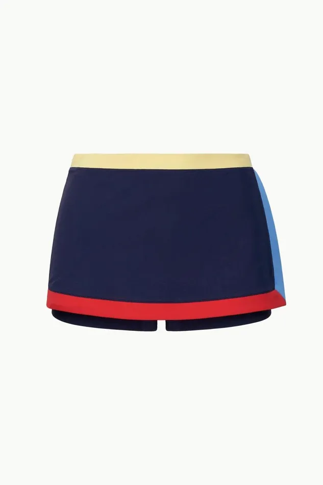 STAUD Bikinis Women STAUD NELL SWIM SKIRT NAVY COLORBLOCK STAUD Bikinis Women STAUD NELL SWIM SKIRT NAVY COLORBLOCK