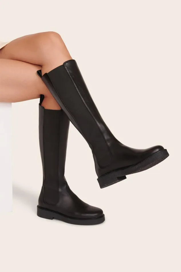 STAUD Boots Women STAUD PALAMINO TALL BOOT BLACK STAUD Boots Women STAUD PALAMINO TALL BOOT BLACK