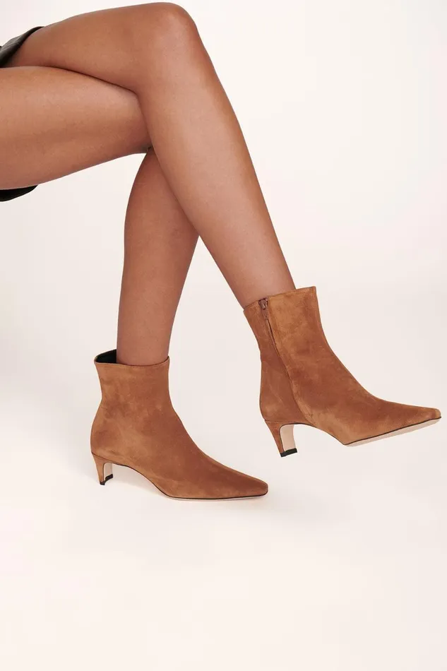 STAUD Boots Women STAUD WALLY ANKLE BOOT TAN SUEDE STAUD Boots Women STAUD WALLY ANKLE BOOT TAN SUEDE
