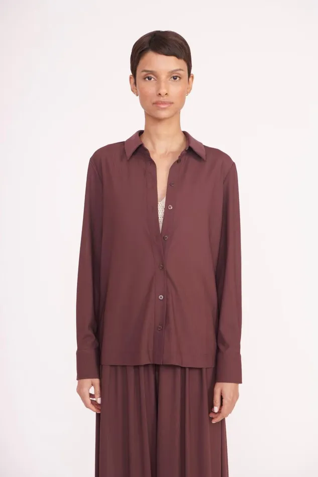 STAUD CoverUps Women STAUD MIRIAM TOP BARK