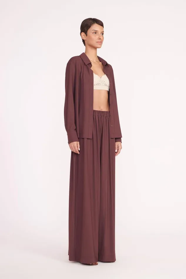 STAUD CoverUps Women STAUD MIRIAM TOP BARK STAUD CoverUps Women STAUD MIRIAM TOP BARK
