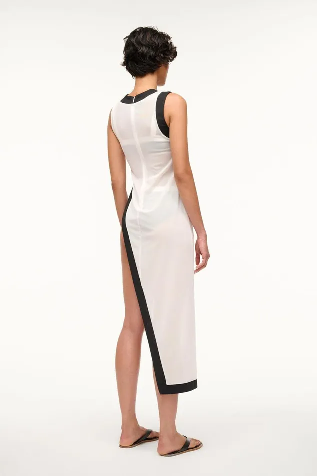 STAUD CoverUps Women STAUD POINTER COVERUP TOP WHITE BLACK STAUD CoverUps Women STAUD POINTER COVERUP TOP WHITE BLACK