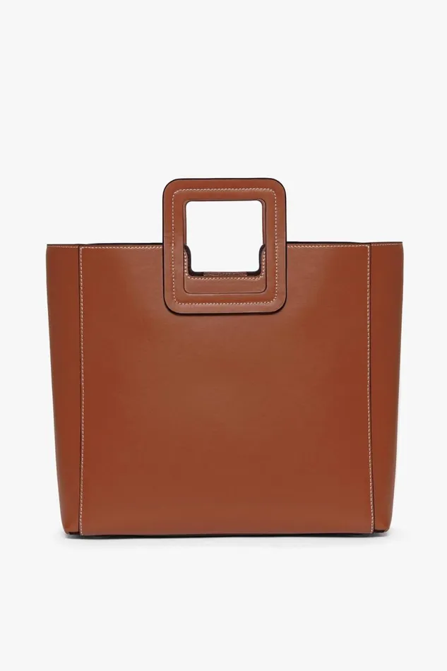 STAUD Crossbody Women SHIRLEY LEATHER BAG SADDLE STAUD Crossbody Women SHIRLEY LEATHER BAG SADDLE