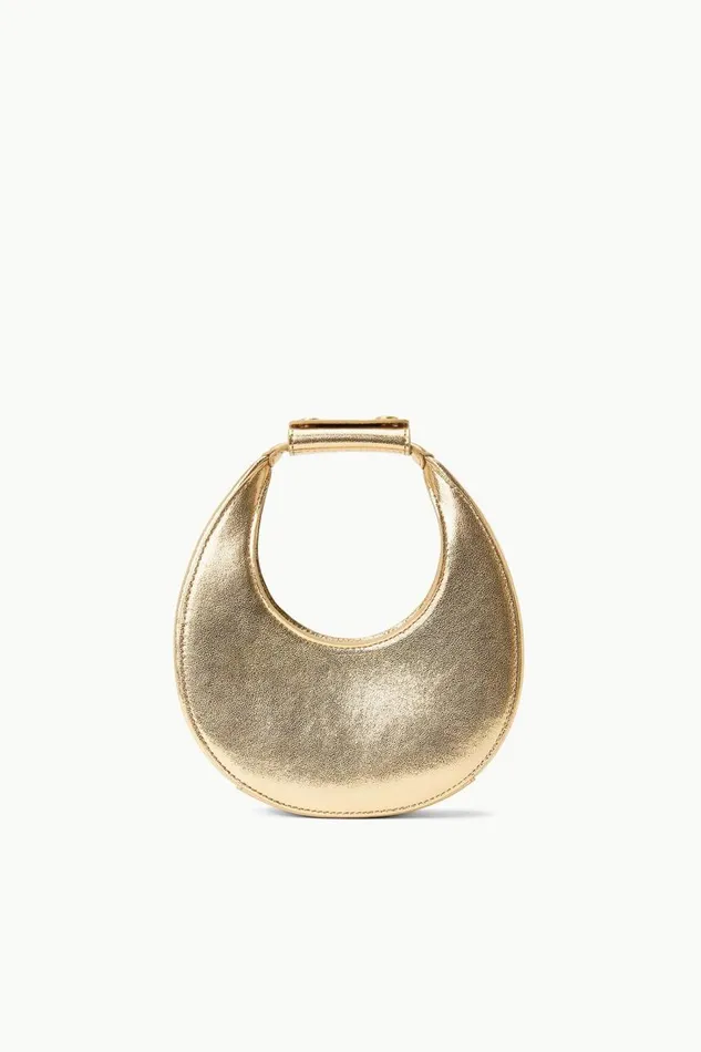 STAUD Crossbody Women STAUD GOOD NIGHT MOON BAG GOLD