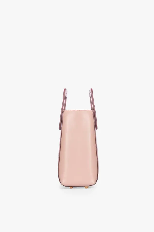 STAUD Crossbody Women STAUD MINI SHIRLEY LEATHER BAG BLUSH