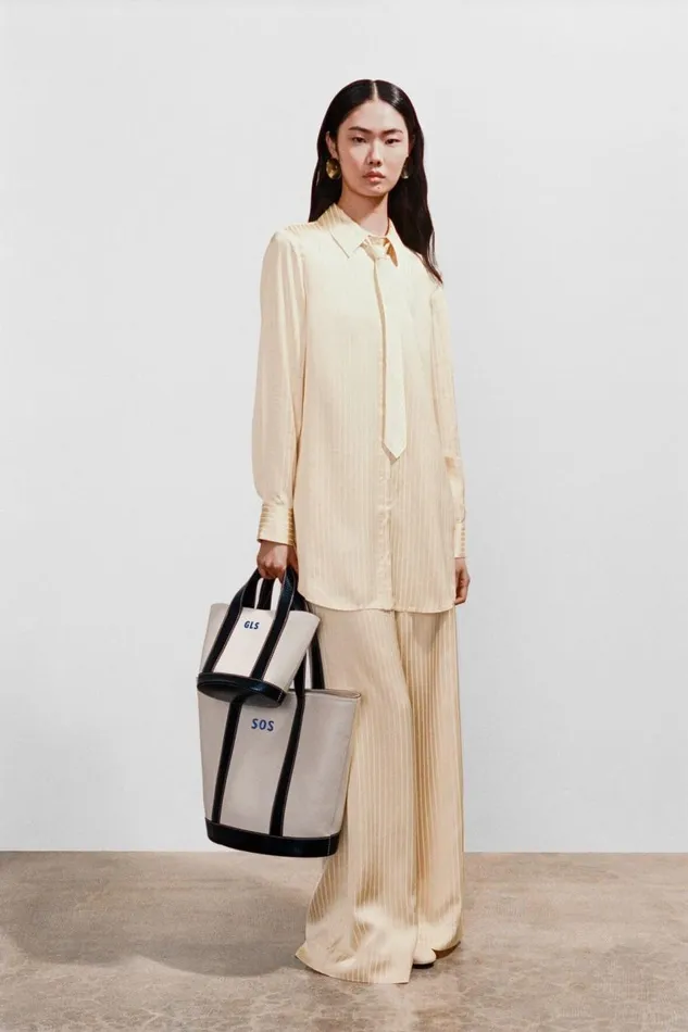 STAUD Custom Handbags Women STAUD CUSTOM MONOGRAM ALLORA TOTE CREAM BLACK STAUD Custom Handbags Women STAUD CUSTOM MONOGRAM ALLORA TOTE CREAM BLACK