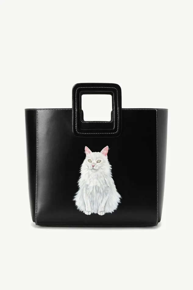 STAUD Custom Handbags Women STAUD CUSTOM SHIRLEY LEATHER BAG BLACK STAUD Custom Handbags Women STAUD CUSTOM SHIRLEY LEATHER BAG BLACK