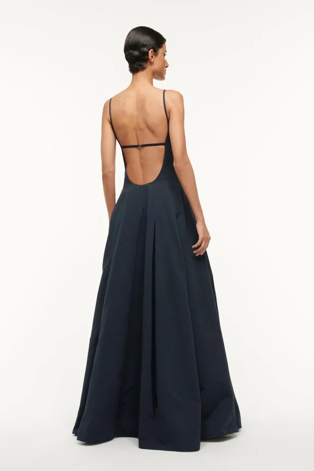 STAUD Dresses Women STAUD MAXI JOLI DRESS NAVY STAUD Dresses Women STAUD MAXI JOLI DRESS NAVY