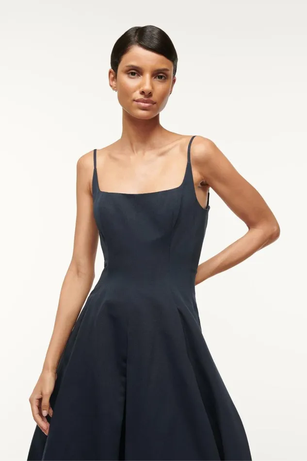 STAUD Dresses Women STAUD MAXI JOLI DRESS NAVY STAUD Dresses Women STAUD MAXI JOLI DRESS NAVY