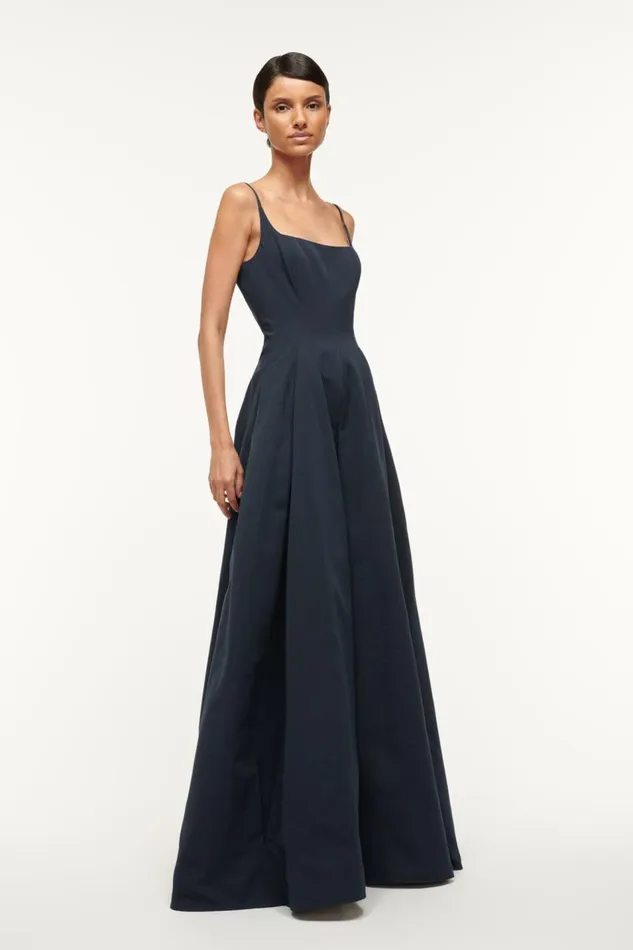 STAUD Dresses Women STAUD MAXI JOLI DRESS NAVY STAUD Dresses Women STAUD MAXI JOLI DRESS NAVY