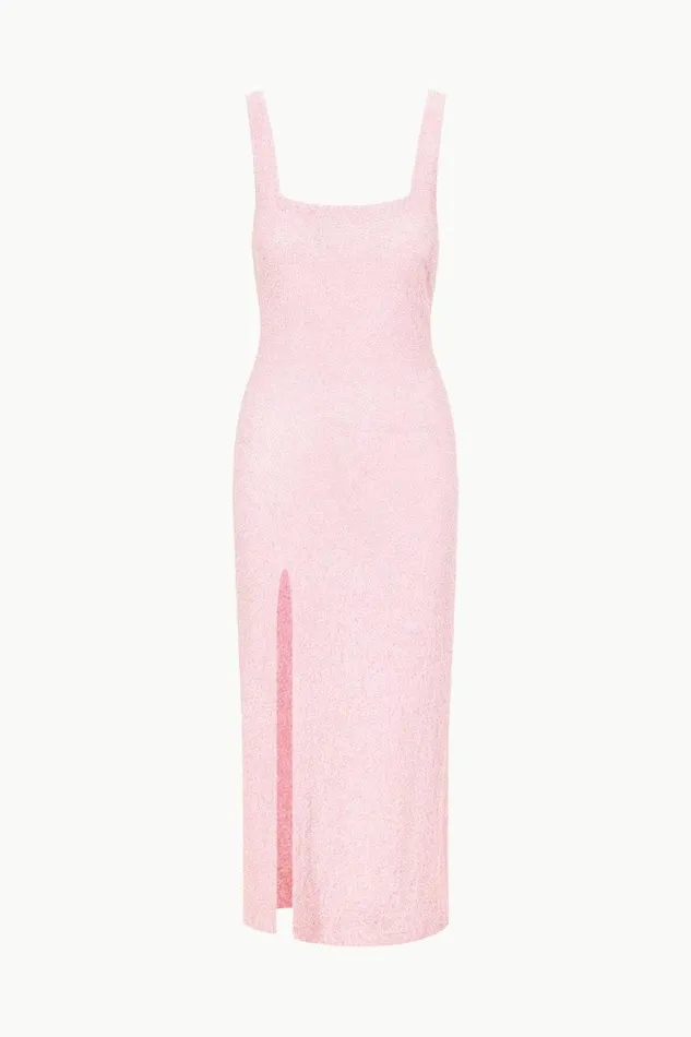 STAUD Dresses Women STAUD MIDI LE SABLE DRESS CHERRY BLOSSOM STAUD Dresses Women STAUD MIDI LE SABLE DRESS CHERRY BLOSSOM