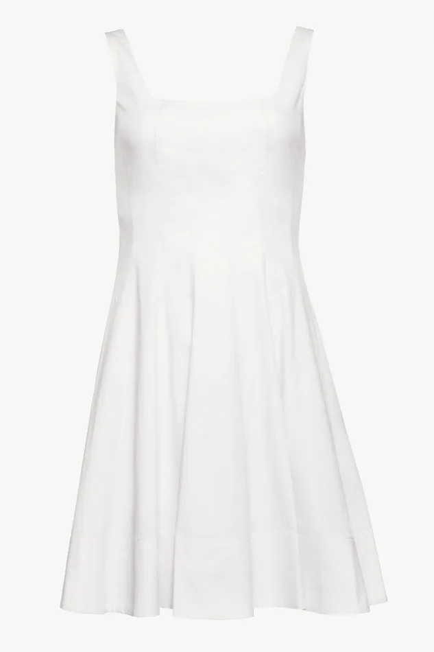 STAUD Dresses Women STAUD MINI WELLS DRESS WHITE STAUD Dresses Women STAUD MINI WELLS DRESS WHITE