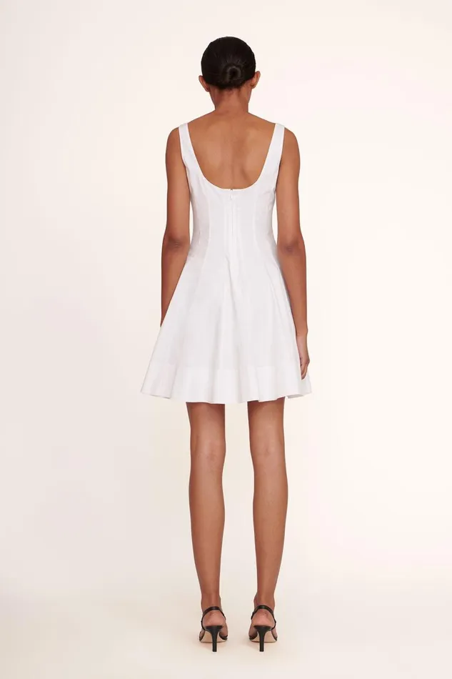 STAUD Dresses Women STAUD MINI WELLS DRESS WHITE STAUD Dresses Women STAUD MINI WELLS DRESS WHITE
