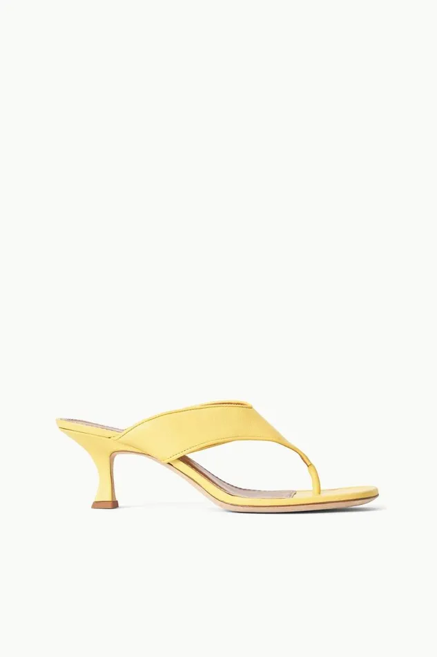 STAUD Heels Women STAUD NATALIA THONG SANDAL BUTTERCUP