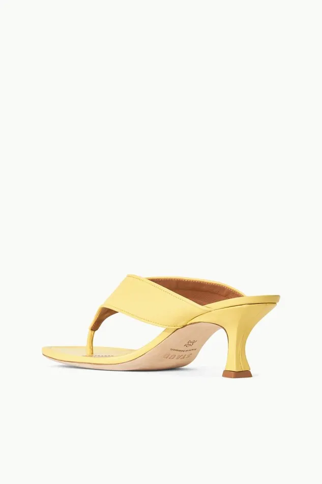 STAUD Heels Women STAUD NATALIA THONG SANDAL BUTTERCUP STAUD Heels Women STAUD NATALIA THONG SANDAL BUTTERCUP