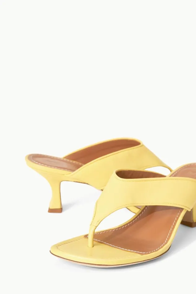 STAUD Heels Women STAUD NATALIA THONG SANDAL BUTTERCUP STAUD Heels Women STAUD NATALIA THONG SANDAL BUTTERCUP