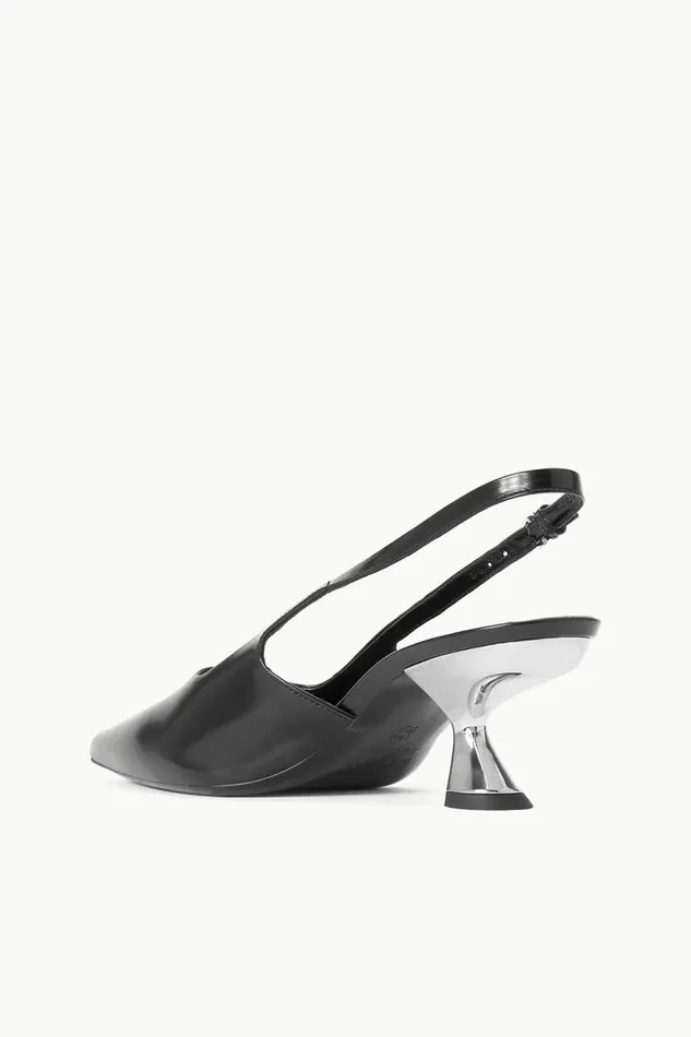 STAUD Heels Women STAUD NEVE SLINGBACK KITTEN HEEL BLACK METALS STAUD Heels Women STAUD NEVE SLINGBACK KITTEN HEEL BLACK METALS